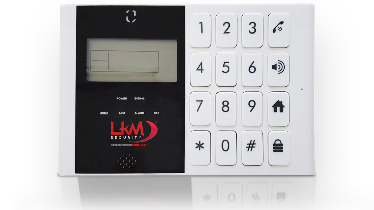 GekoAlarm: KIT Antifurto M2C-1 Allarme Casa, Wireless e GSM Senza Fili –  LKM-Security