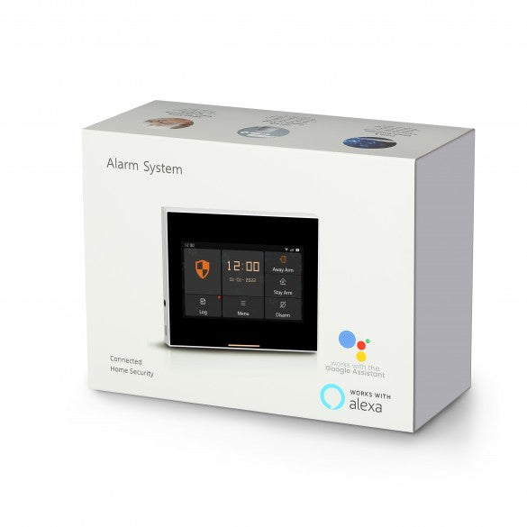 GekoAlarm: Kit Antifurto Casa 4G Wireless con App Gratuita e Compatibilità Alexa e Google Assistant